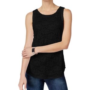 Charter Club Crochet Tank Top